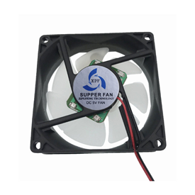 5V8025風扇紫色燈風機大吸力長壽命滅蚊燈風扇植物燈風機